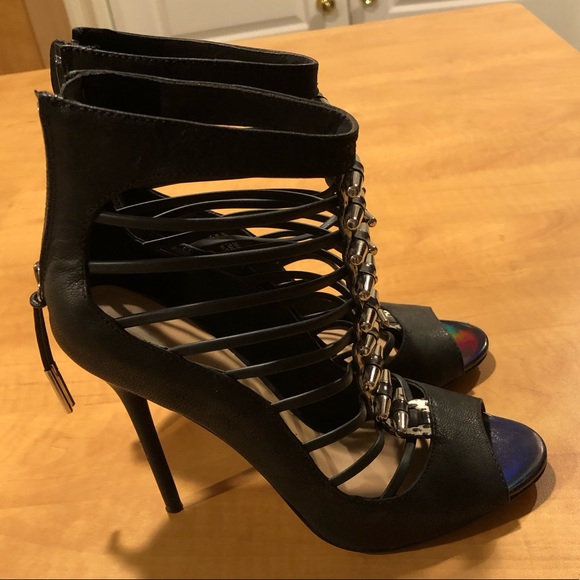 L.A.M.B. By Gwen Stefani Black Pumps 7 1/2 - Picture 4 of 7